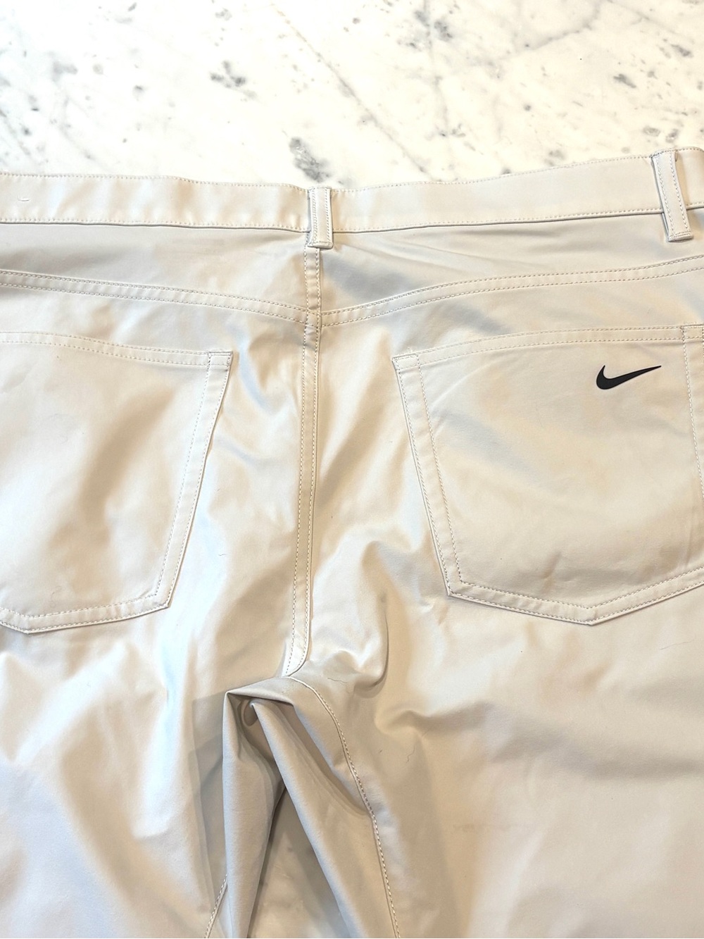 Like New Nike Slim Fit Light Bone, Men's Dri-Fit Performance Pants, 36x34 - Picture 6 of 10